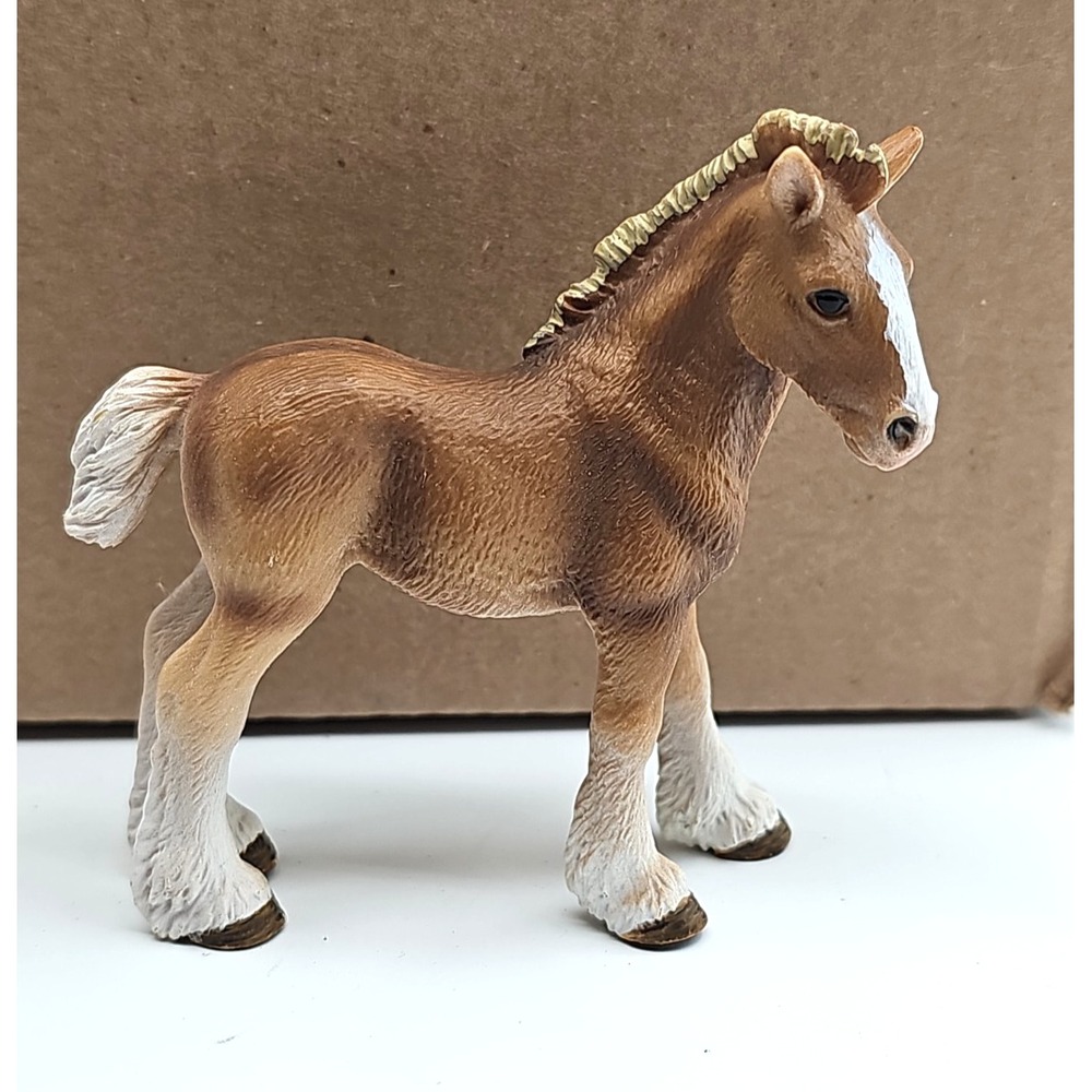 Schleich Clydesdale Foal Horse Figurine Retired 2009